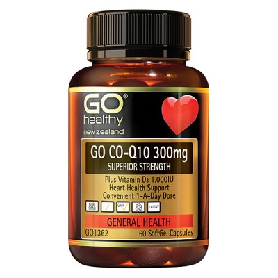 Go Healthy  辅酶Q10 保护心脏 高含量 300mg 60粒